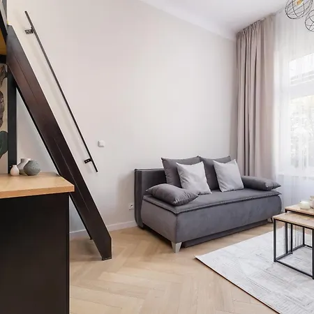 Industrial Black & Browstrone Loft - Old Town Apartment